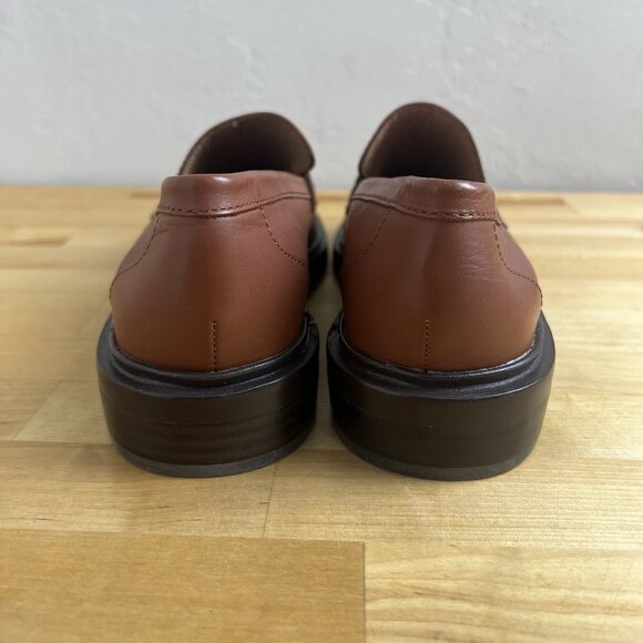 MADEWELL The Vernon Loafer Dried Maple Brown Leather $158 NL839 Size 7.5 - Picture 5 of 10